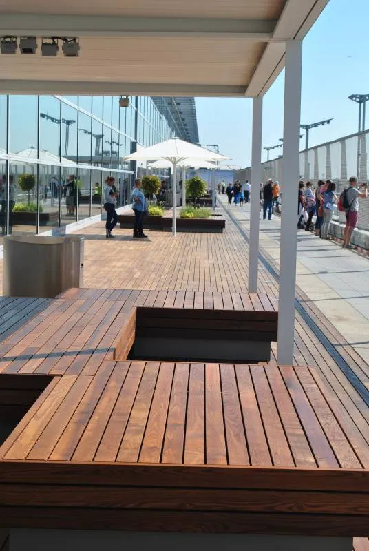 Besucherterrasse Terminal 2 Ffm