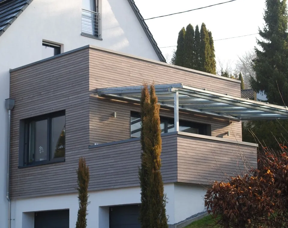 Privathaus Eppstein Dura Patina Fassade