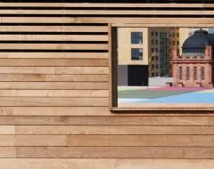 Thermo Esche Fassade Kategoriebild