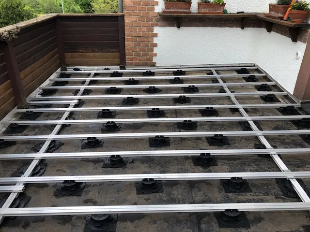 Terrassen Unterkonstruktion