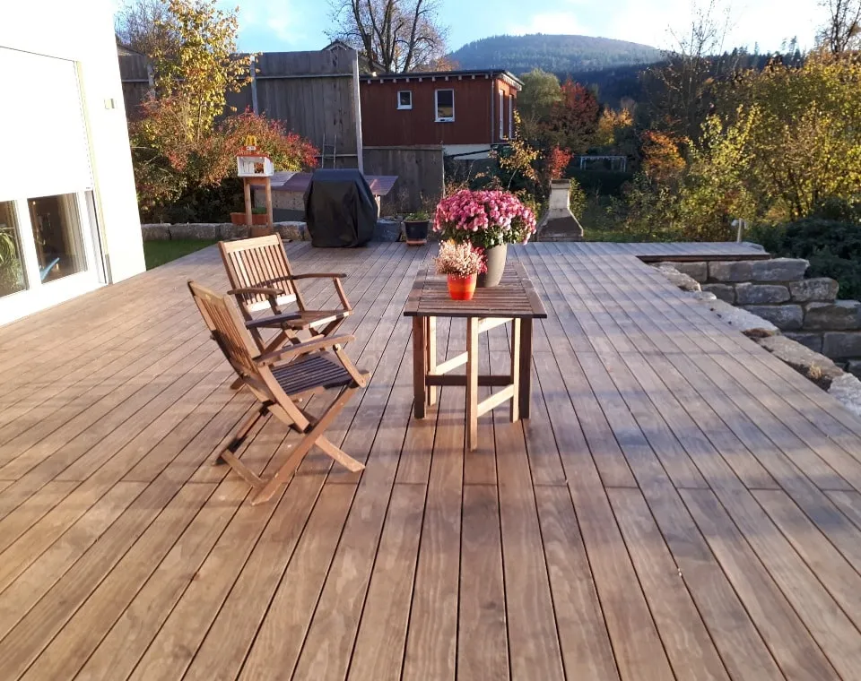 Accoya Terrassenholz Kongo geölt