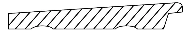 Cape Cod Bevel Profil 24x137