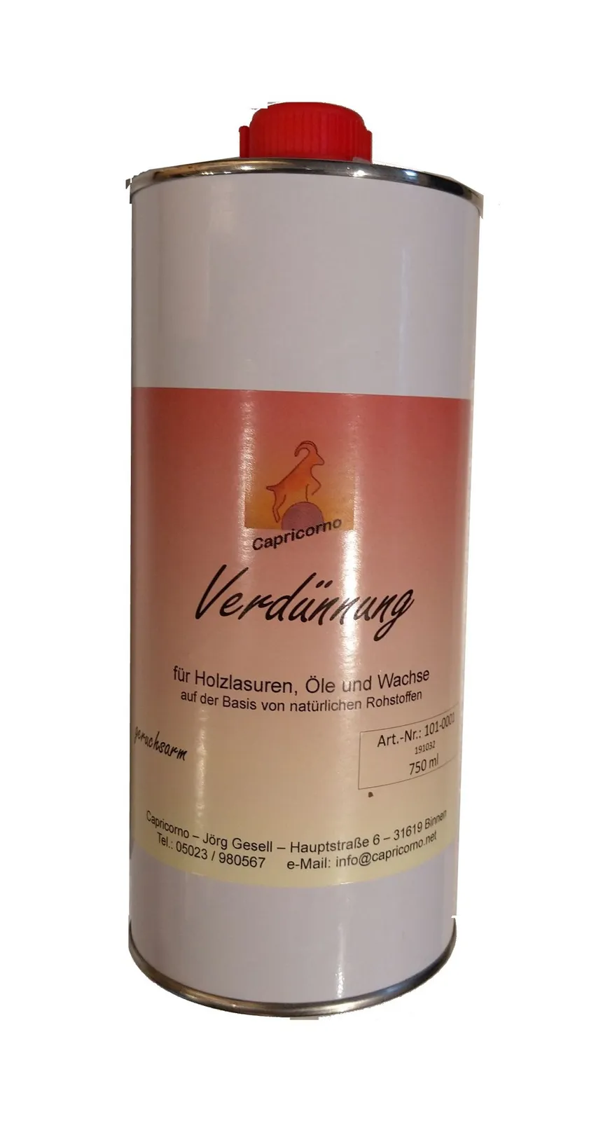 Capricorno Verdünner Reiniger 750