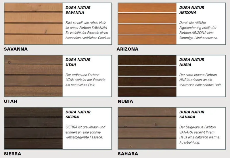 Dura Natur Farbtöne