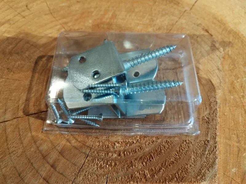 Elementhalter L-Form Edelstahl 4er Pack
