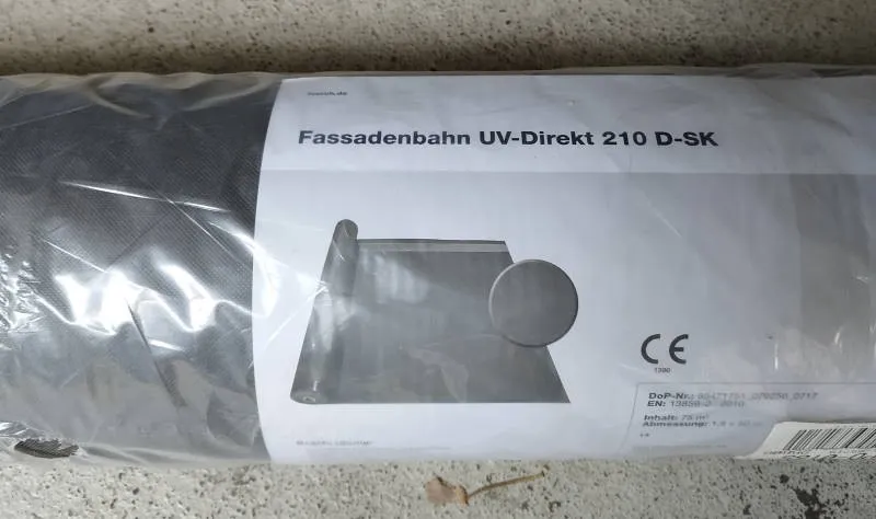 Fassadenbahn UV Direkt 210