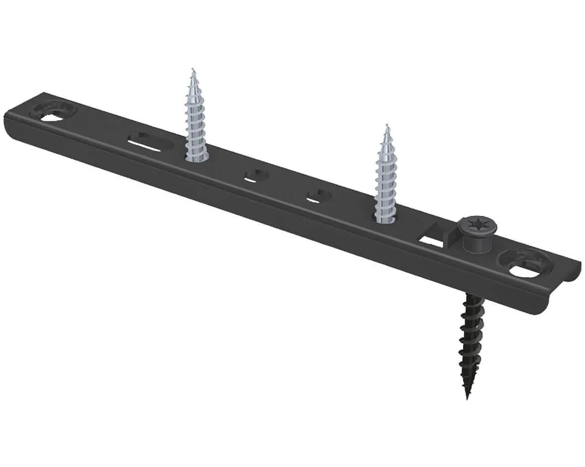 FassadenClip FCS 115x17 Schwarz