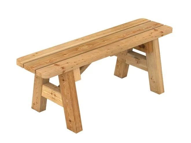 Gartenbank Sirmione Hochgebirgslärche 120x47x44