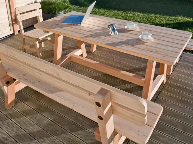 Gartentisch Sirmione Hochgebirgslärche 194x79,5x75