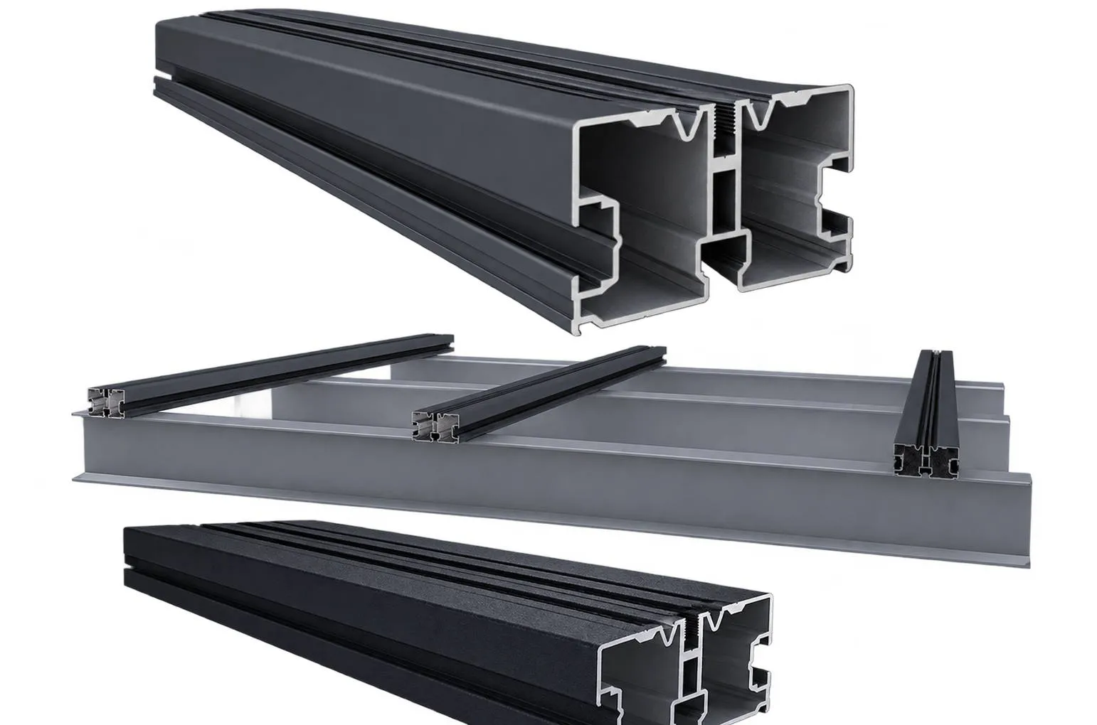 Grad UR39 Schwarz Aluprofil