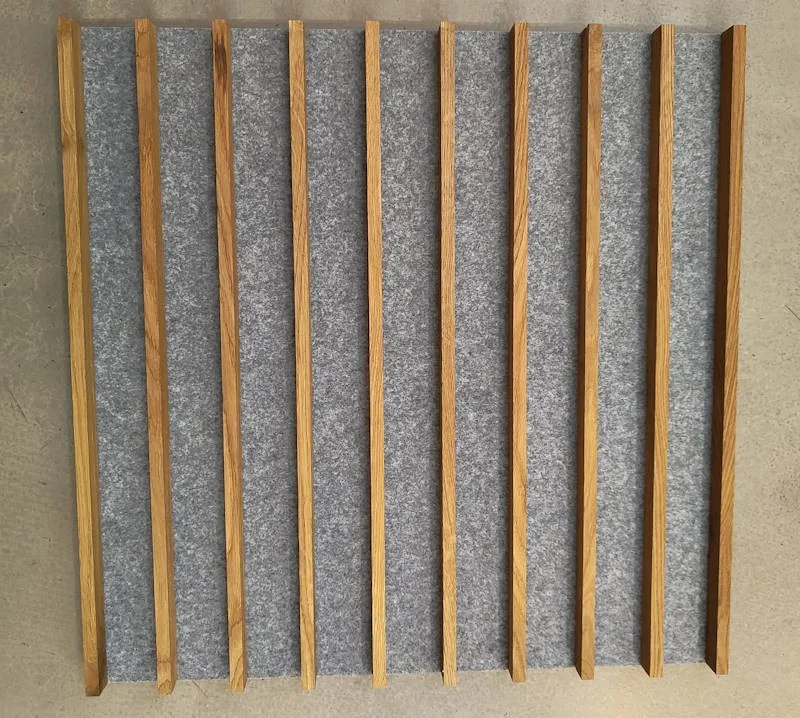 Hain Acoustic Sense Wood Akustiklamelle Basaltgrau