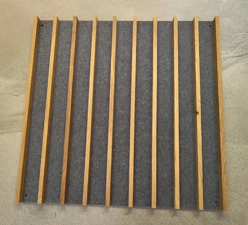 Hain Acoustic Sense Wood Akustiklamelle Quarzgrau