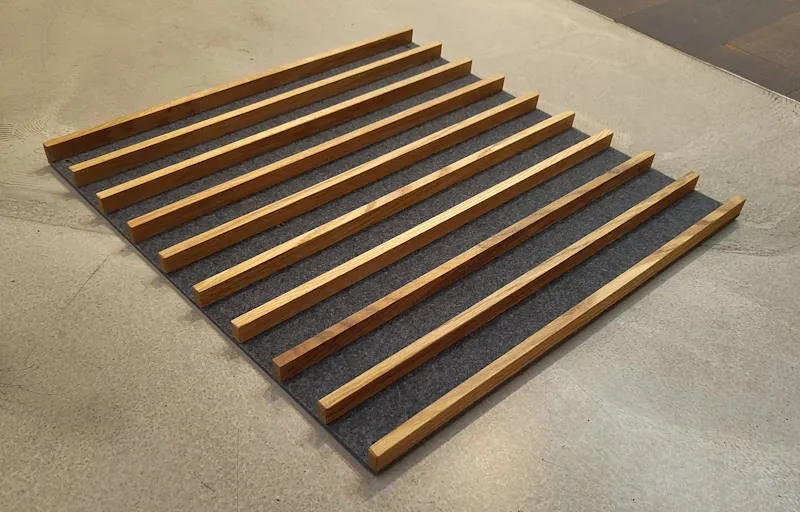 Hain Acoustic Sense Wood Akustiklamelle Schiefergrau