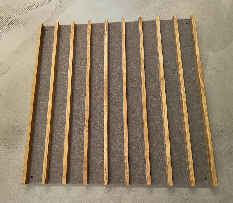 Hain Acoustic Sense Wood Akustiklamelle Terrabraun