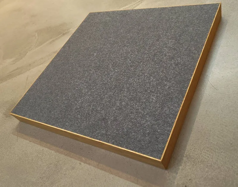Hain Acoustic Sense Wood Akustikrahmen Quarzgrau
