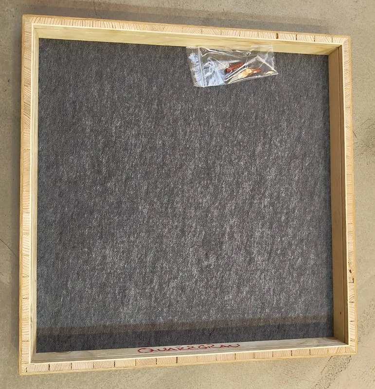 Hain Acoustic Sense Wood Akustikrahmen Quarzgrau