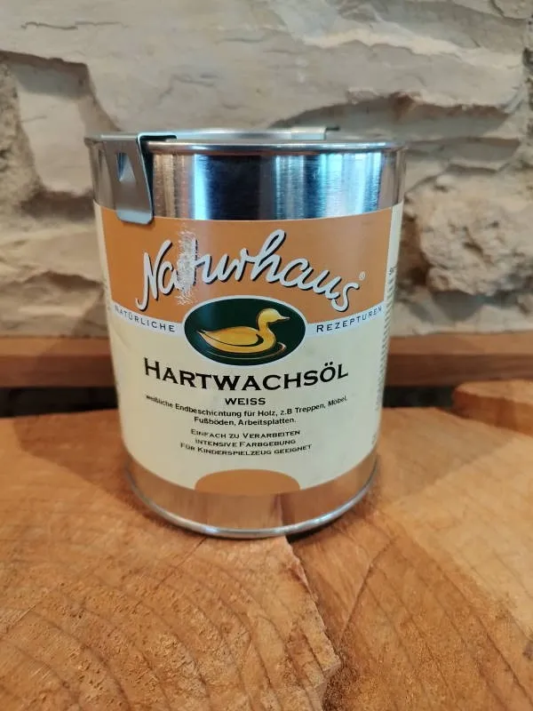 Naturhaus Hartwachsöl Weiß 750