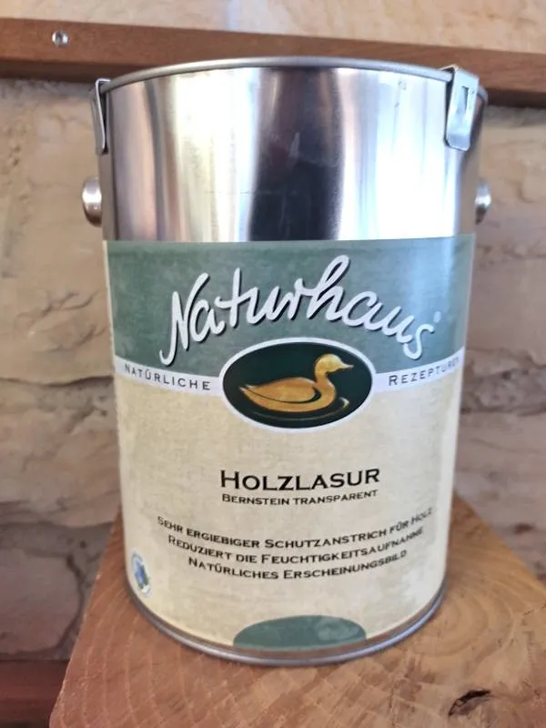 Naturhaus Holzlasur Bernstein transparent