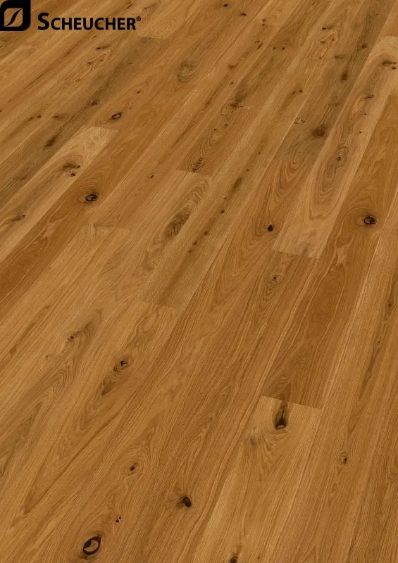 Scheucher 3-Schicht Landhausdiele Eiche Country Akzent Naturgeölt
