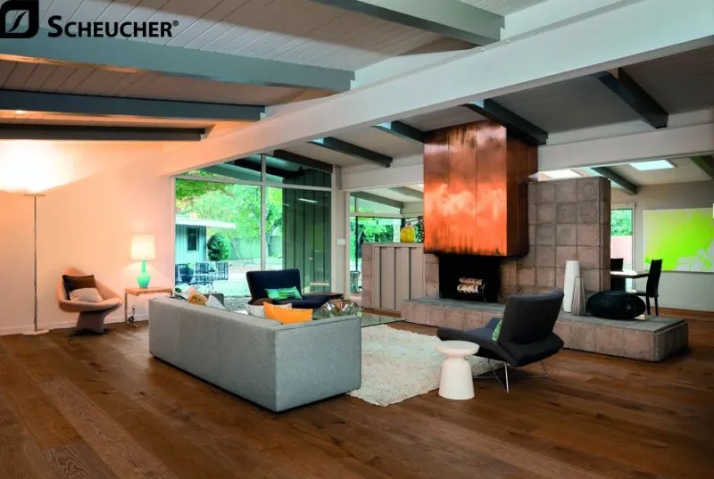 Scheucher Landhausdiele 3-Schicht Eiche gedämpft Country gebürstet Natural geölt