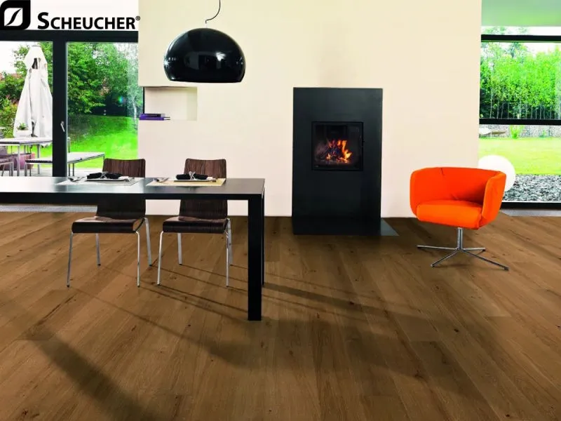 Scheucher Landhausdiele 3-Schicht Eiche Natural Balance gebürstet Natural geölt