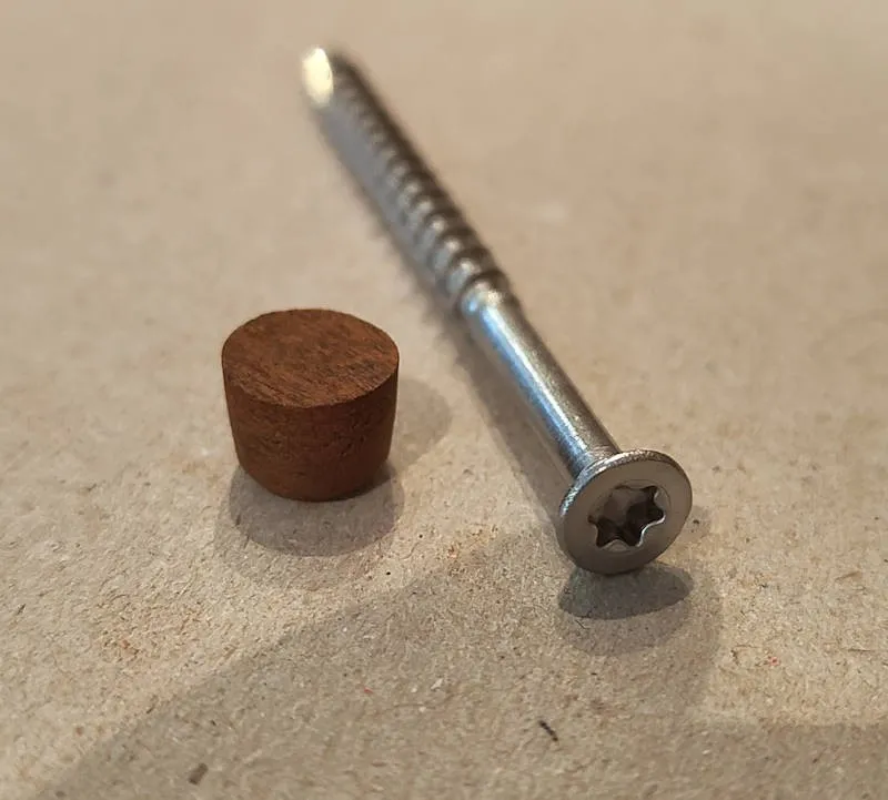 Starborn Pro Plug Set Kebony Clear Holzdübel