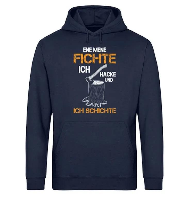 Waldkumpel Ene Mene Fichte - Unisex Bio Hoodie