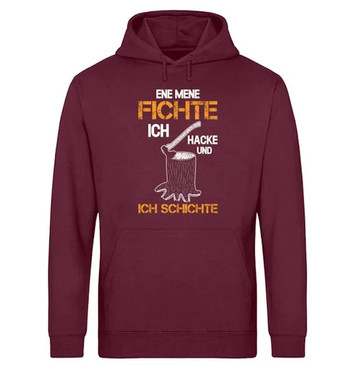 Waldkumpel Ene Mene Fichte - Unisex Bio Hoodie
