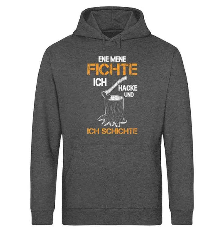Waldkumpel Ene Mene Fichte - Unisex Bio Hoodie